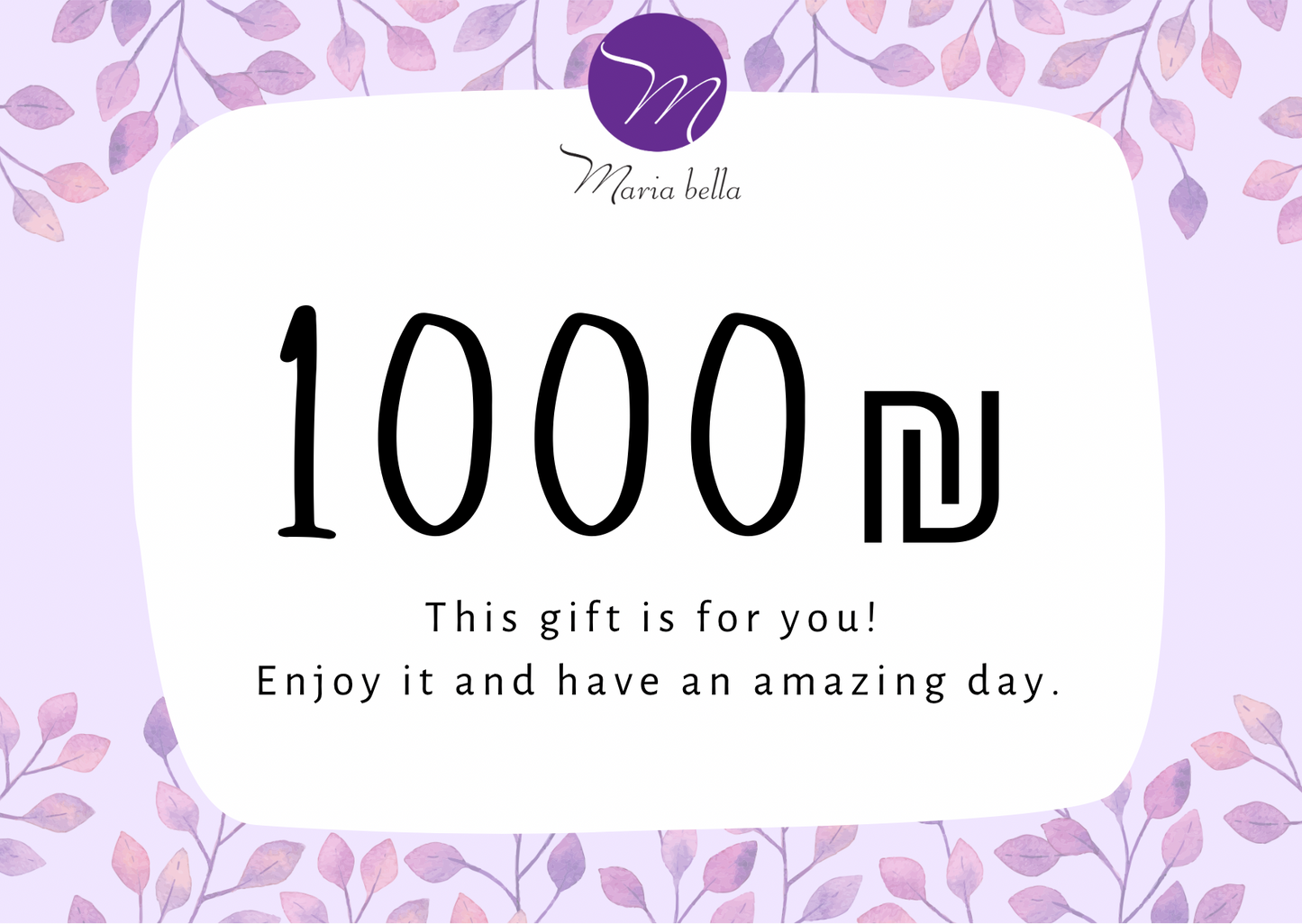 Maria Bella Gift Card