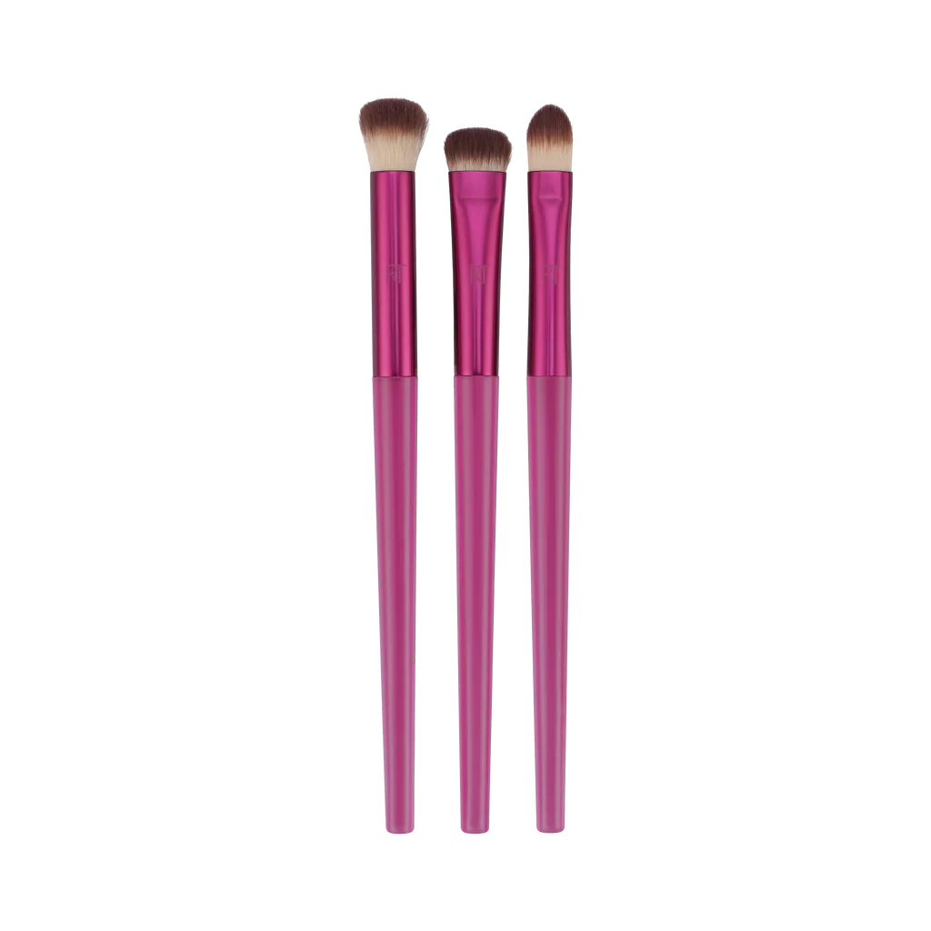 Real Techniques Cherry On Top MesmerEYES Brush Trio, 3 Piece Set
