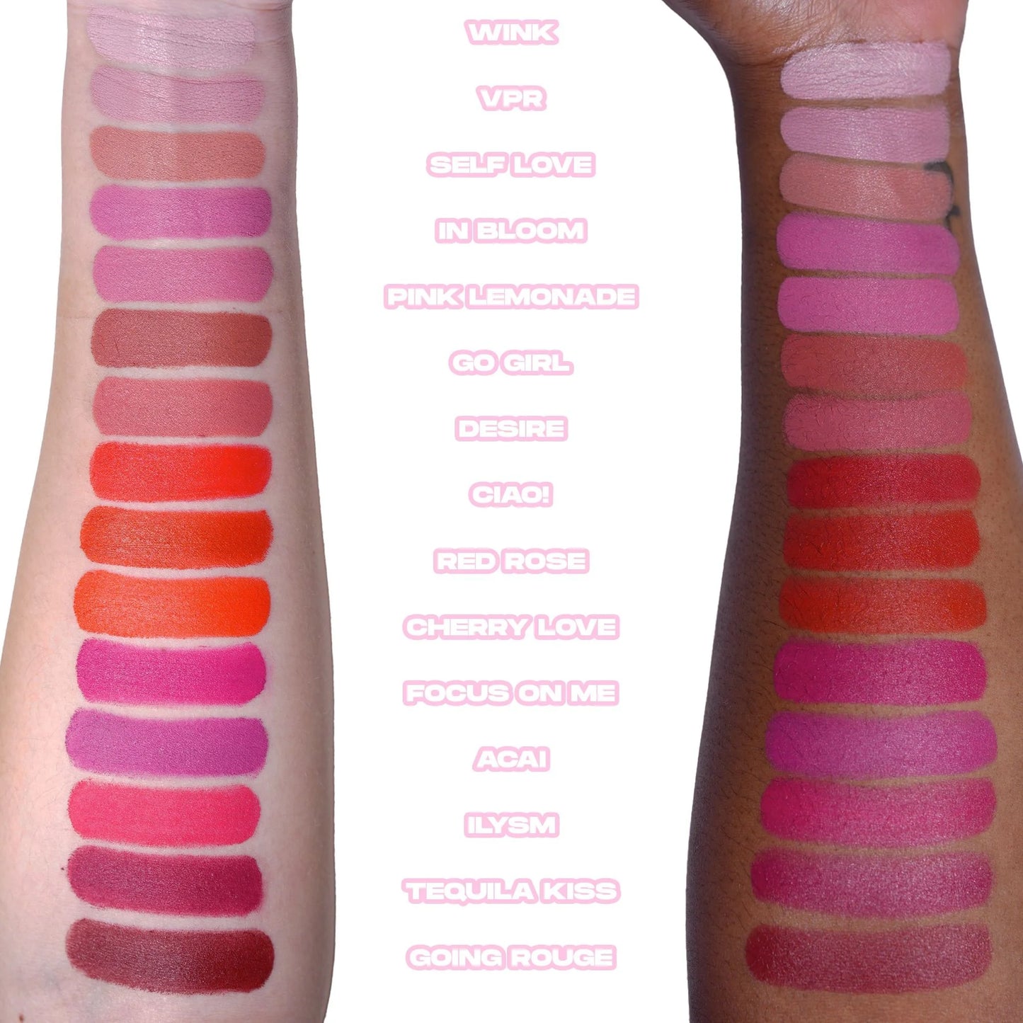 Made by mitchel Cupid Case Lip Palette & Lip Brush Set