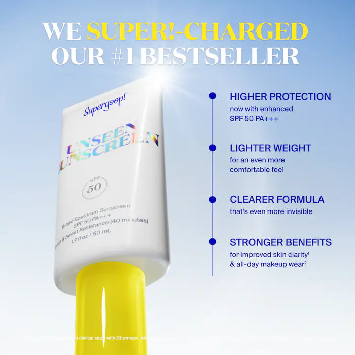 Supergoop!
Unseen Sunscreen Invisible Broad Spectrum SPF 50