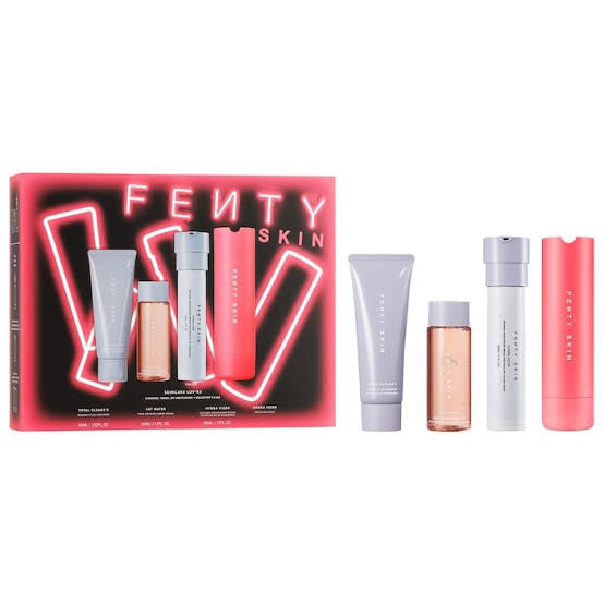 Fenty skin Cleanser, Toner, SPF Moisturizer Collector's Case