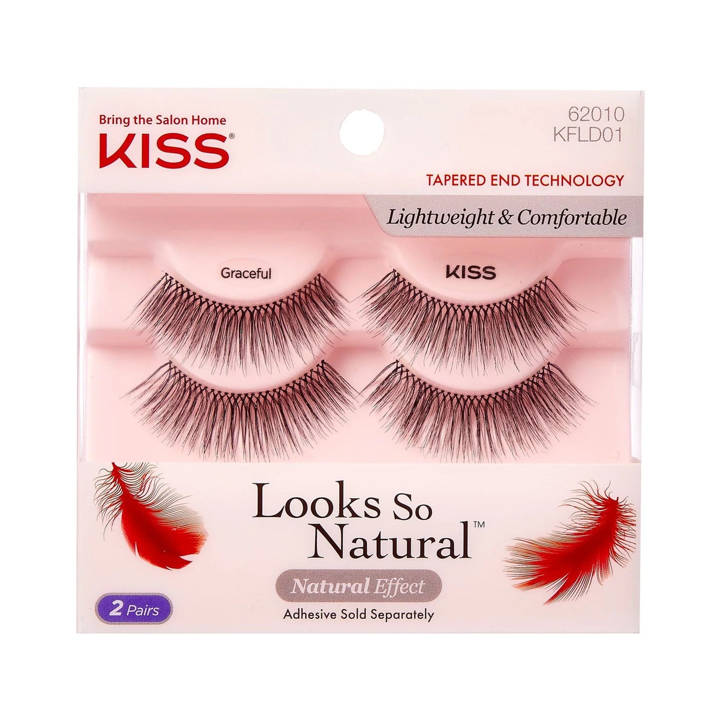 Kiss lashes looks so natural pack of 2