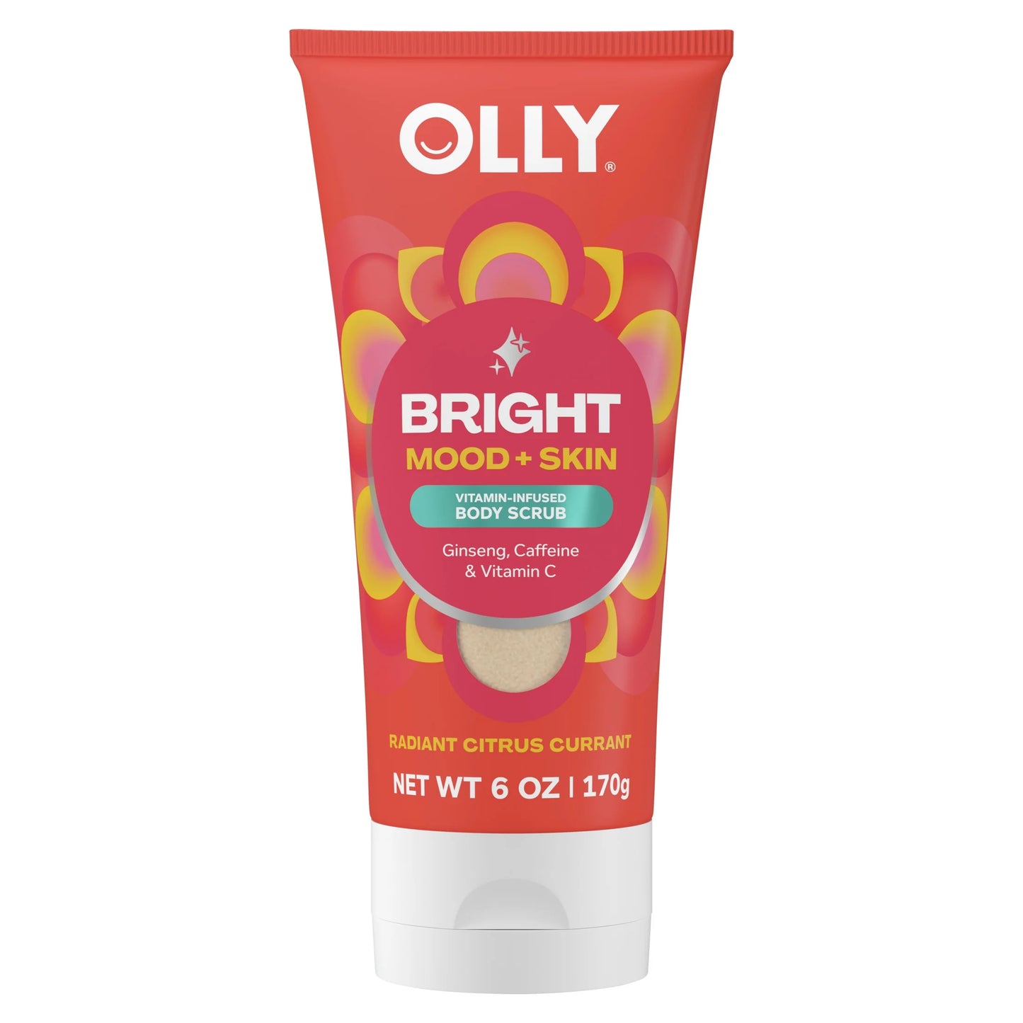 OLLY Bright Body Scrub Exfoliates and Repairs Skin Barrier