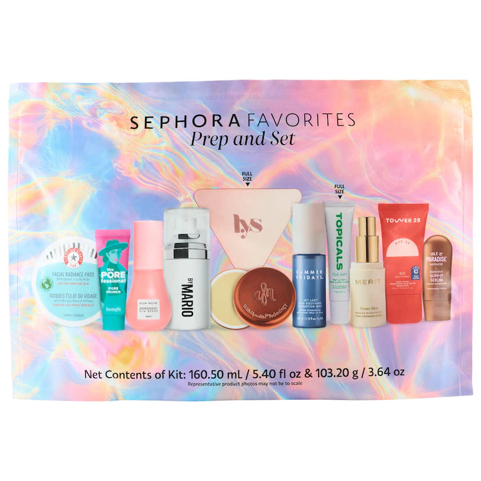 Sephora Favorites 
Prep & Set Makeup and Skincare Value Set