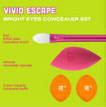 Real Techniques Vivid Escape Bright Eyes Concealer 4 Piece Set,