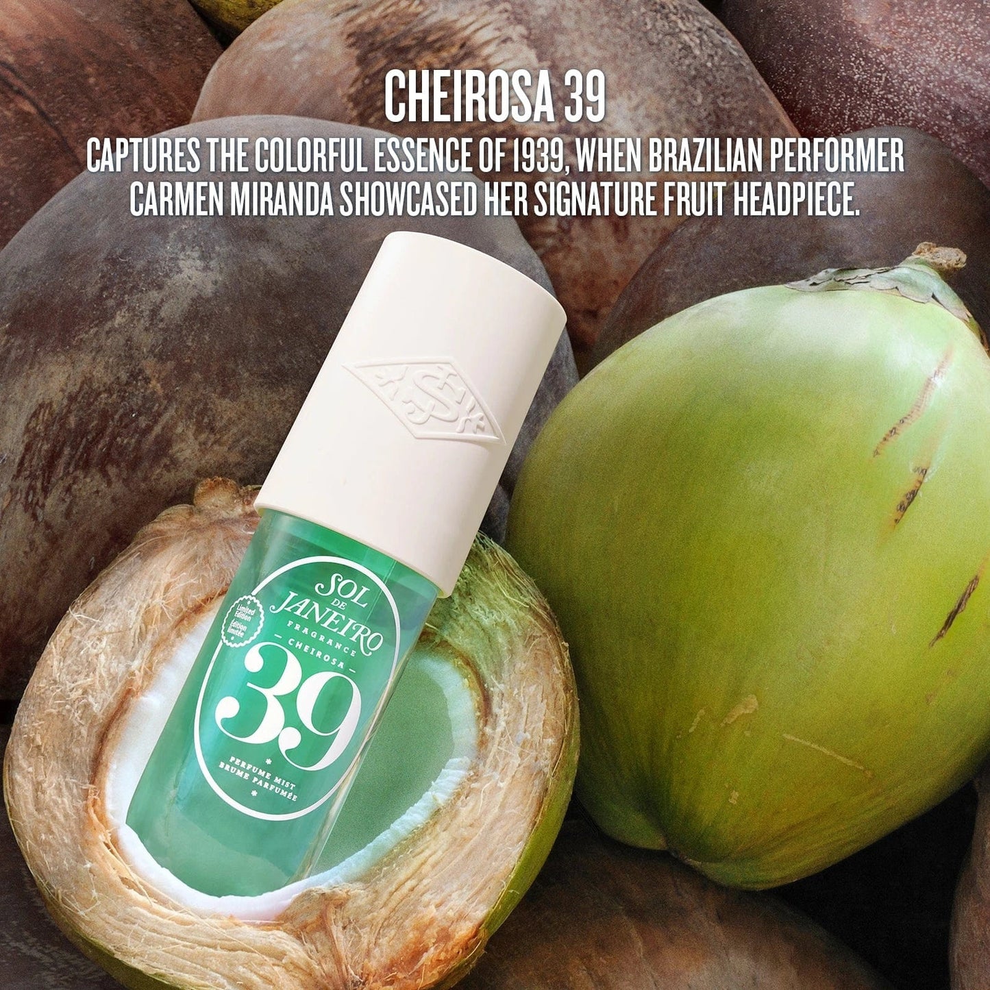 "Limited edition " Sol de Janeiro Cheirosa 39 Perfume Mist 🥥👙