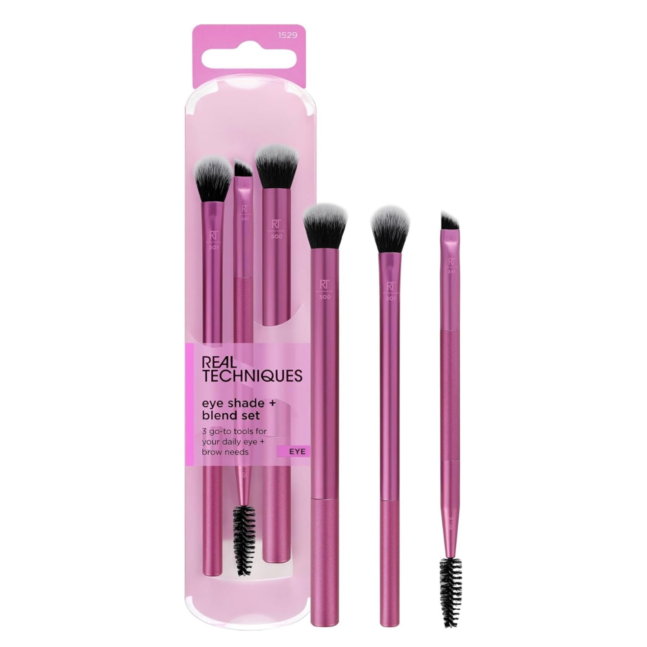 Real Techniques Eye Shade & Blend Makeup Brush Trio