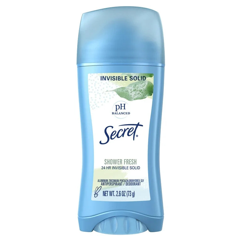 Secret Invisible Solid Antiperspirant Deodorant Shower Fresh