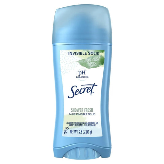Secret Invisible Solid Antiperspirant Deodorant Shower Fresh