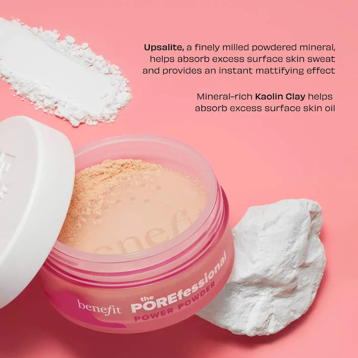 Benefit Cosmetics 
The POREfessional Matte Blurring Loose Setting Powder