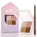 Cozy Neutrals
Neutral eyeshadow palette & gel liner kit