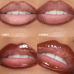 Huda beauty MAKEOUT SESH LIP DUO PEACHY NUDES