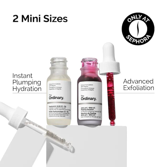 The Ordinary
The Resurface & Hydrate Set with Hyaluronic Acid + AHA mini