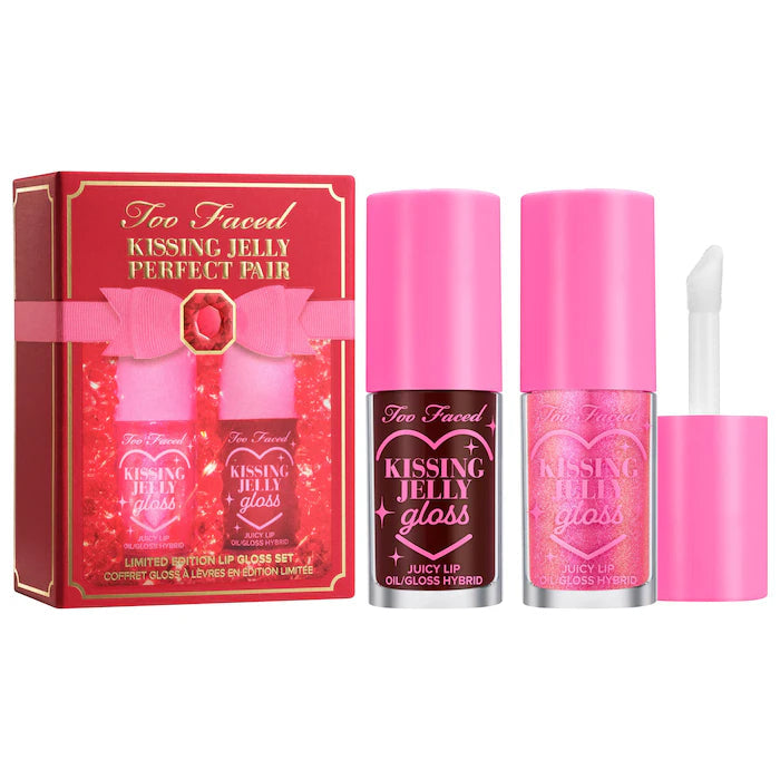 Too Faced Limited Edition Kissing Jelly Favorites Lip Gloss Set