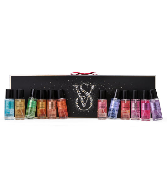 Victorias Secret Gift Set Ultimate Mist Exploration 12pc Mini Body Mist New