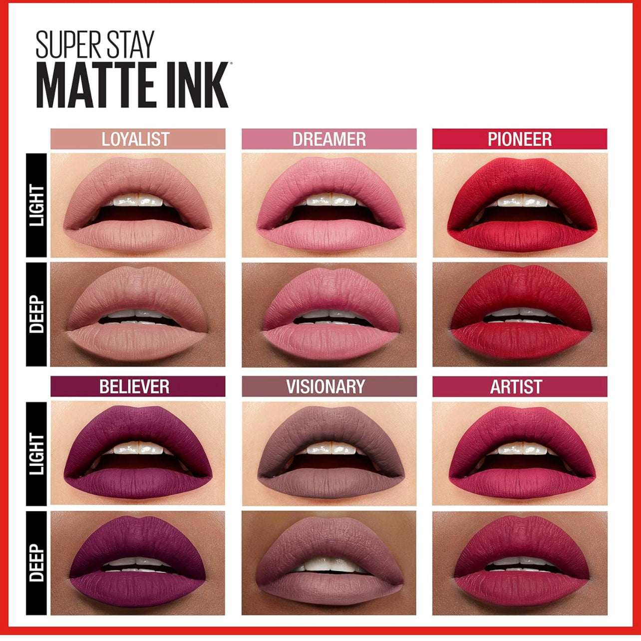 Maybelline New York SuperStay Matte Ink Liquid Lipstick X Ashley Longshore Kit