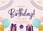 Maria Bella Birthday Gift Card