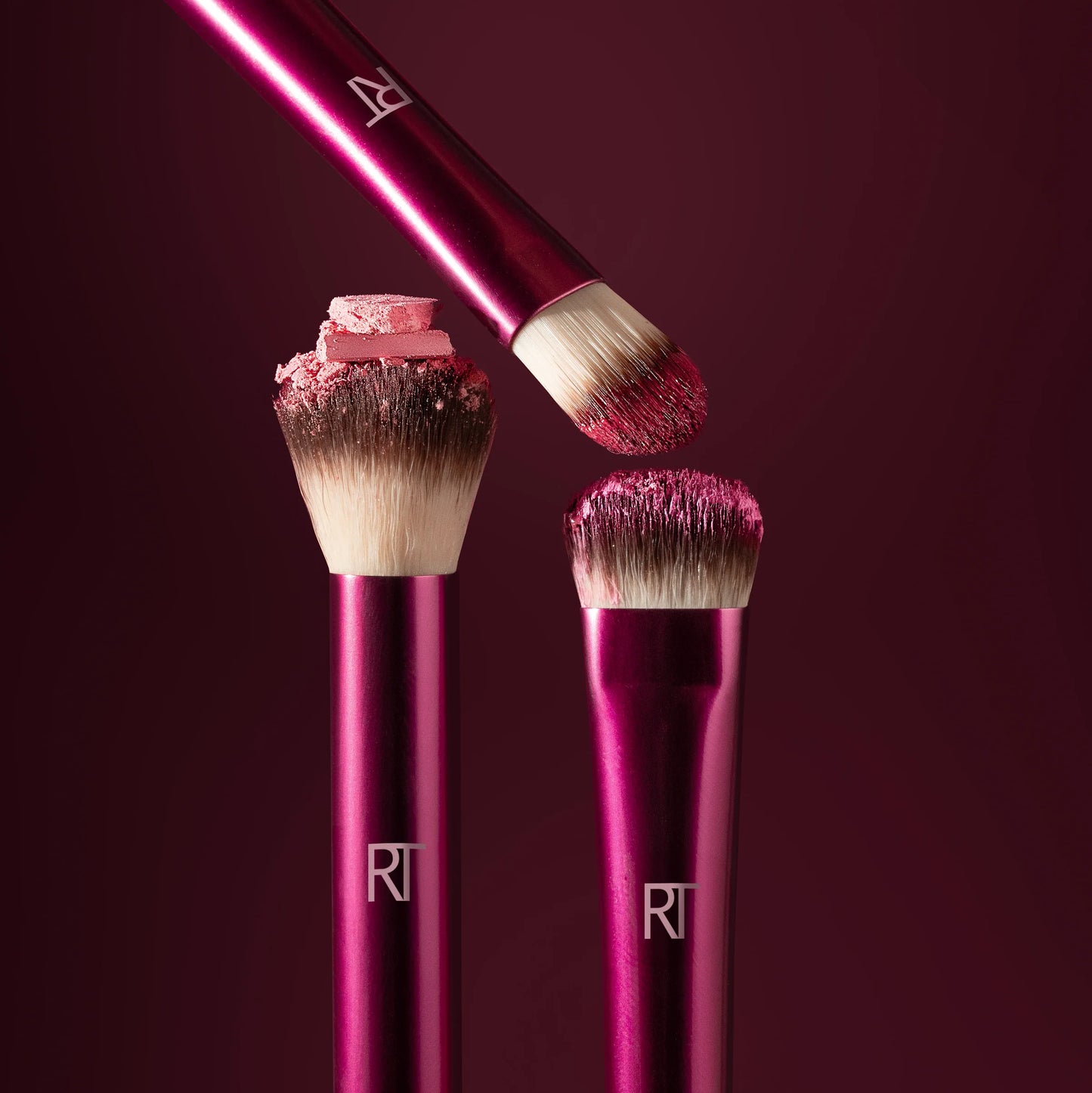 Real Techniques Cherry On Top MesmerEYES Brush Trio, 3 Piece Set