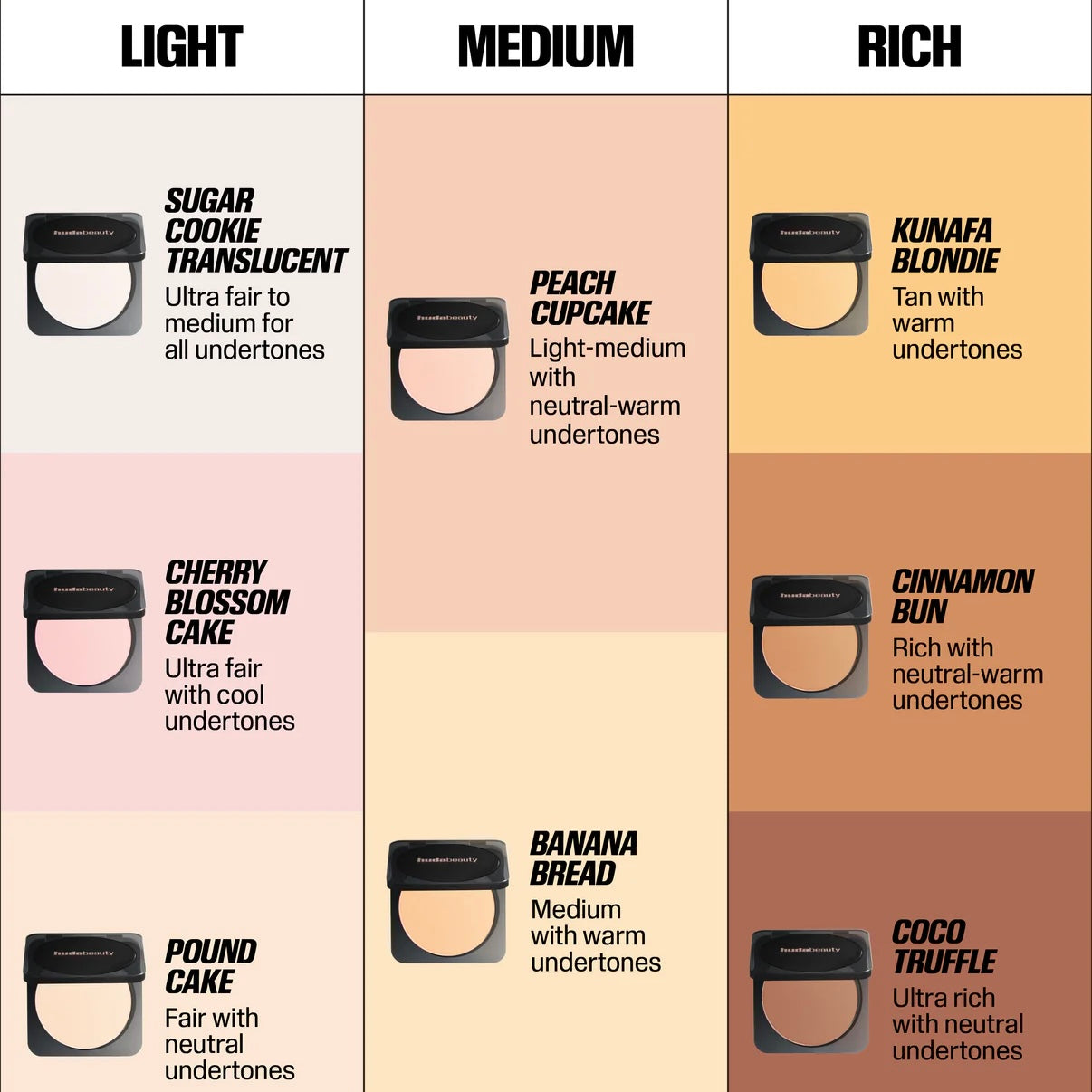 Huda beauty EASY BAKE PRESSED POWDER
