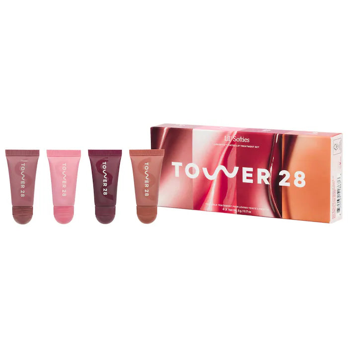 Tower 28 Beauty
Mini Lil Softies Tinted Lip Treatment Set