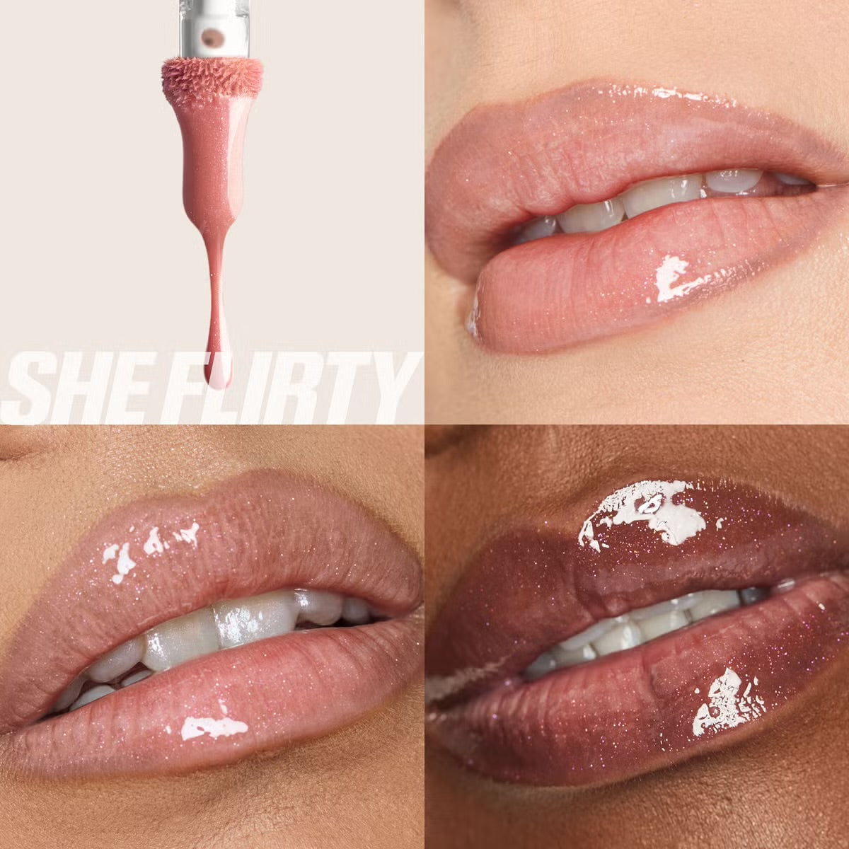 HUDA BEAUTY Faux Filler Shiny Non-Sticky Lip Gloss