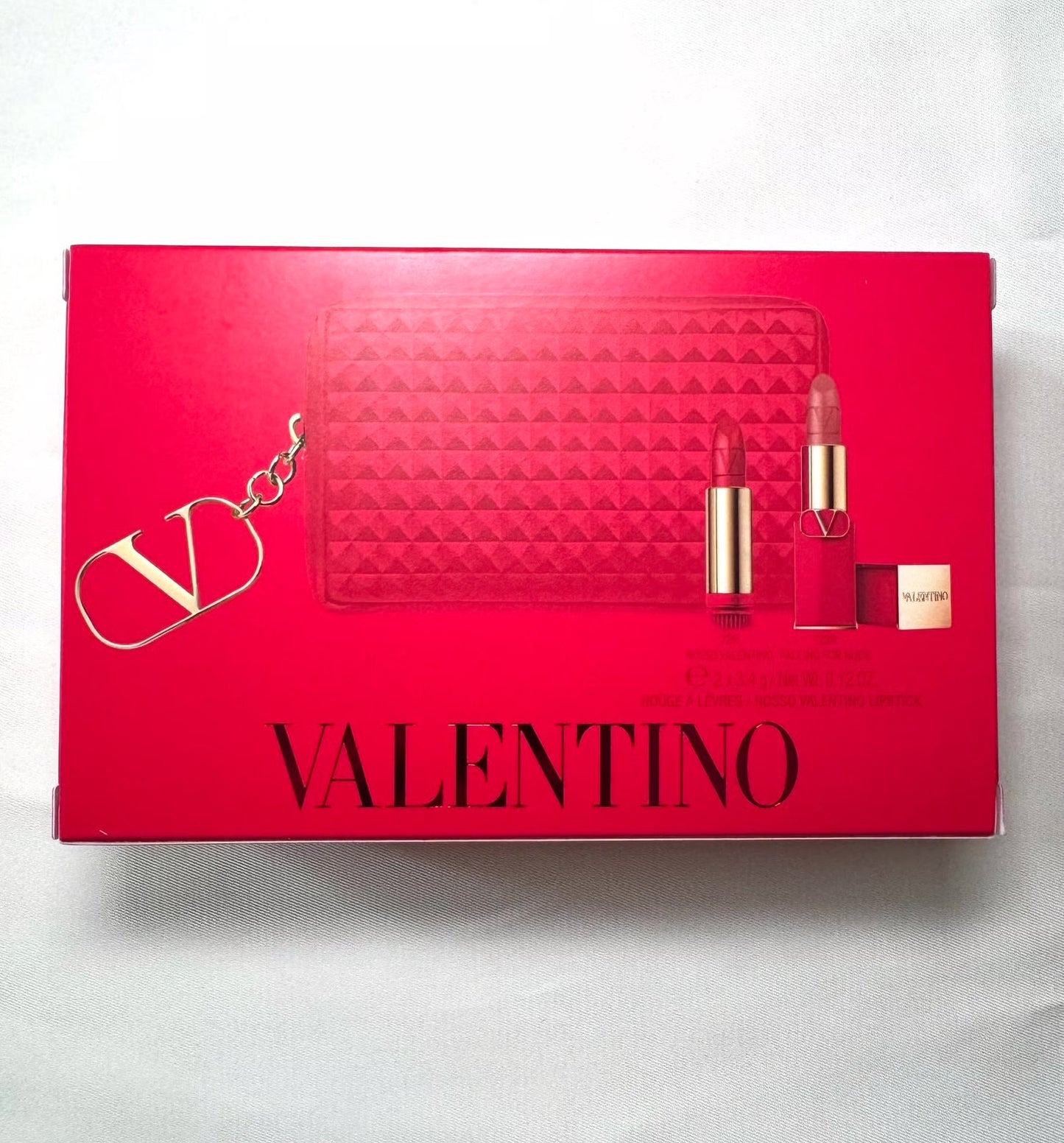 Valentino Limited Edition Lipstick Duo with Signature Pouch