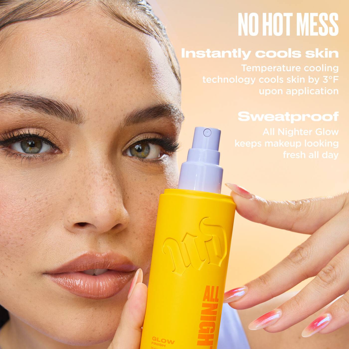 التدهور الحضري
 بخاخ تثبيت المكياج المقاوم للماء والمرطب والمضيء من أول نايتر، يدوم حتى 24 ساعة