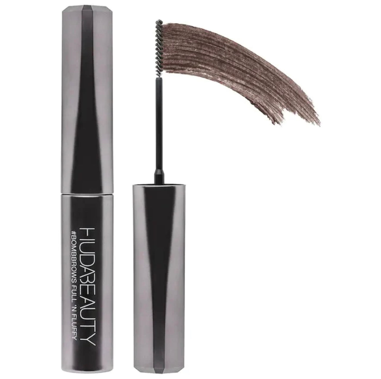 Huda Beauty BOMBBROWS Full ‘n Fluffy Fiber Gel Rich Brown - 6