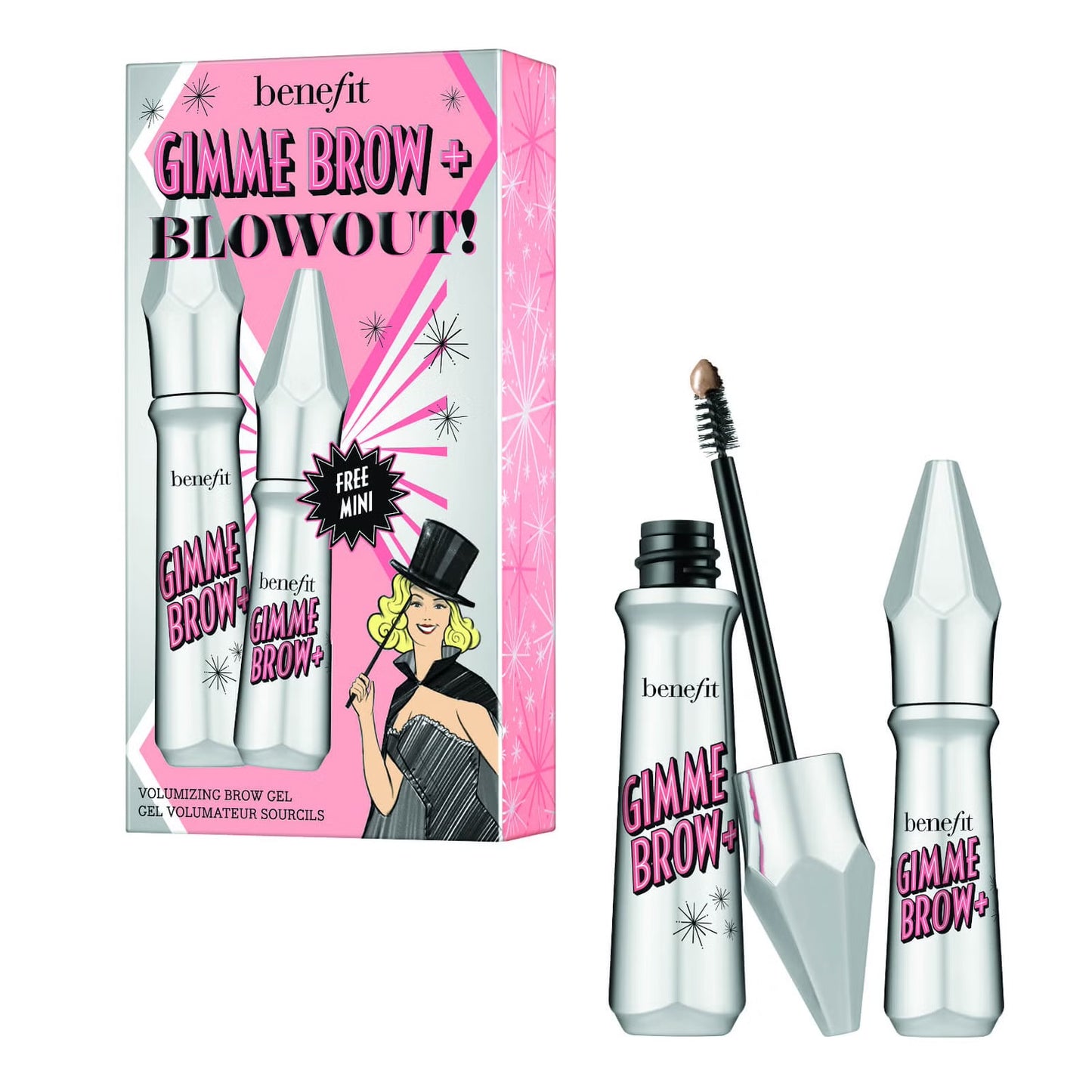 benefit Gimme Brow + Blowout Volumising Brow Gel Duo Set