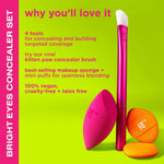 Real Techniques Vivid Escape Bright Eyes Concealer 4 Piece Set,