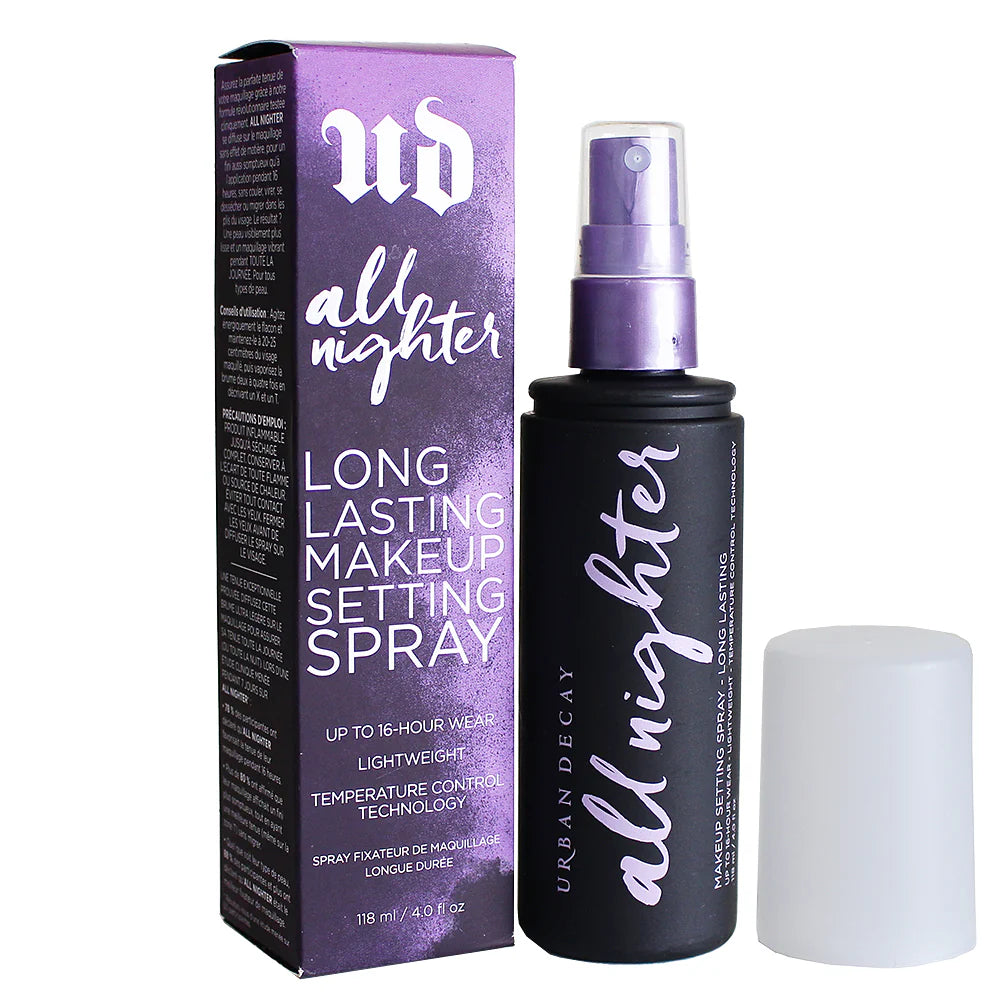 Urban Decay  Mini All Nighter Waterproof Natural Finish Setting Spray with 24HR Wear 118 ml