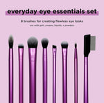 Real Techniques Everyday Eye Essentials 8 Piece Makeup Brush Set