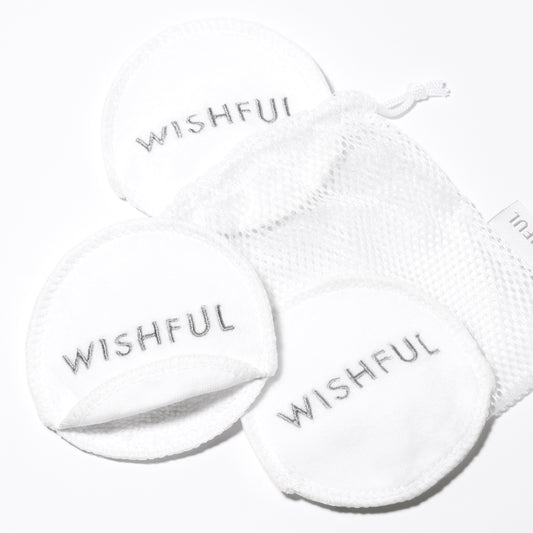 Wishful reusable microfiber face pads