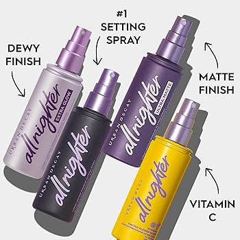 Urban Decay  Mini All Nighter Waterproof Natural Finish Setting Spray with 24HR Wear 118 ml