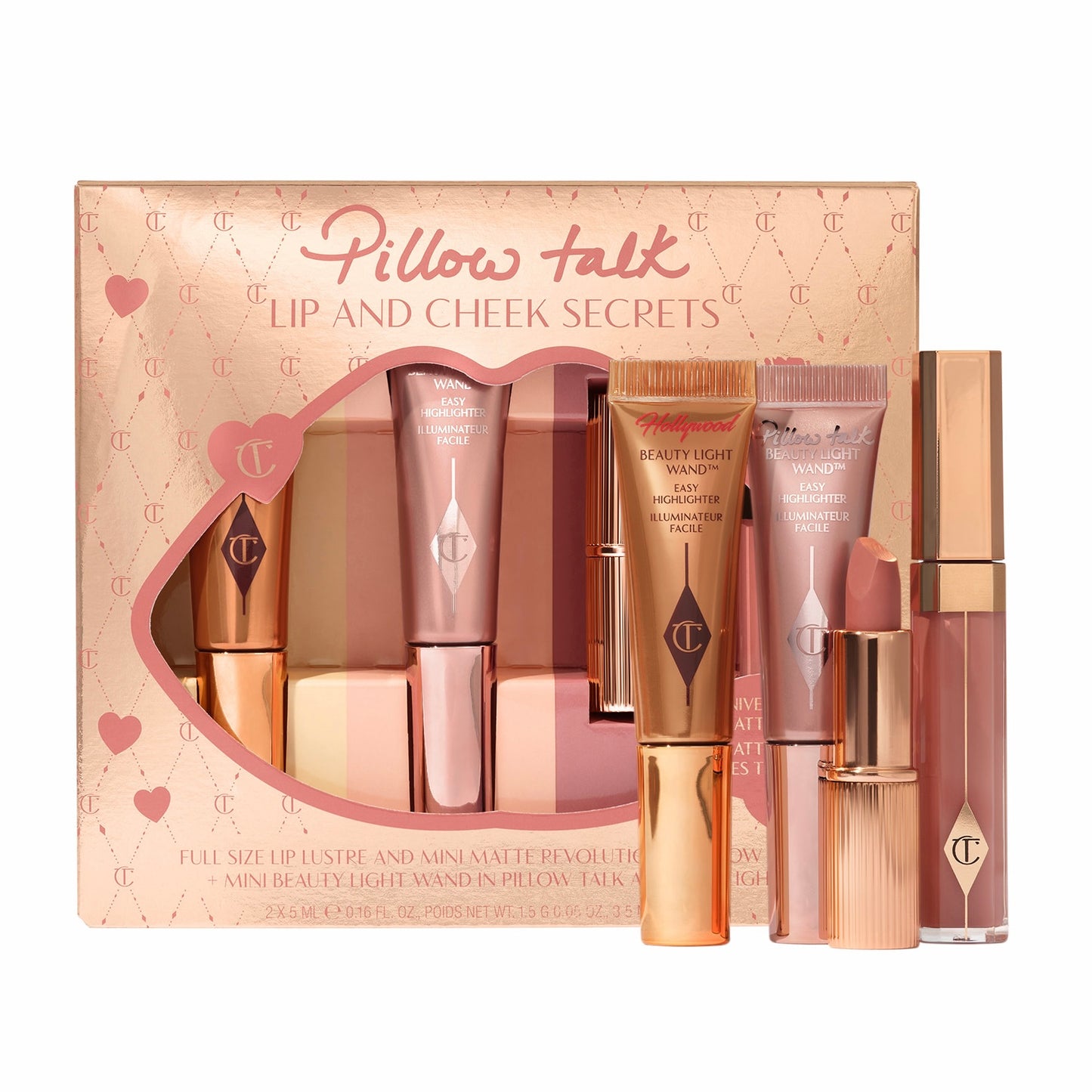 Charlotte Tilbury Pillow Talk Iconic Lip & Cheek Secrets Set