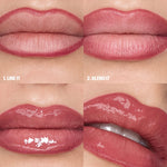 Huda beauty MAKEOUT SESH LIP DUO ROSY NUDES