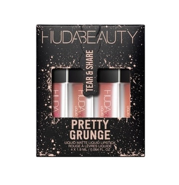 Huda Beauty- Pretty Grunge Liquid Matte Lip Quad