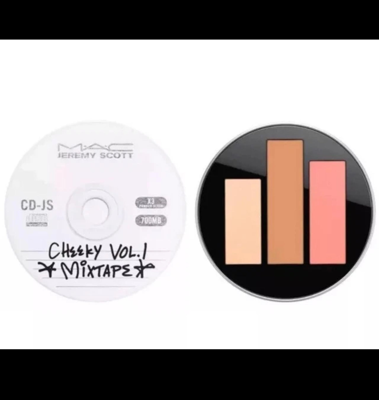 MAC X Jeremy Scott Cheek Acoustica Palette NEW CHEEKY VOL 1
