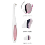 Real Techniques 3-in-1 Adjustable Blending Makeup Brush Set