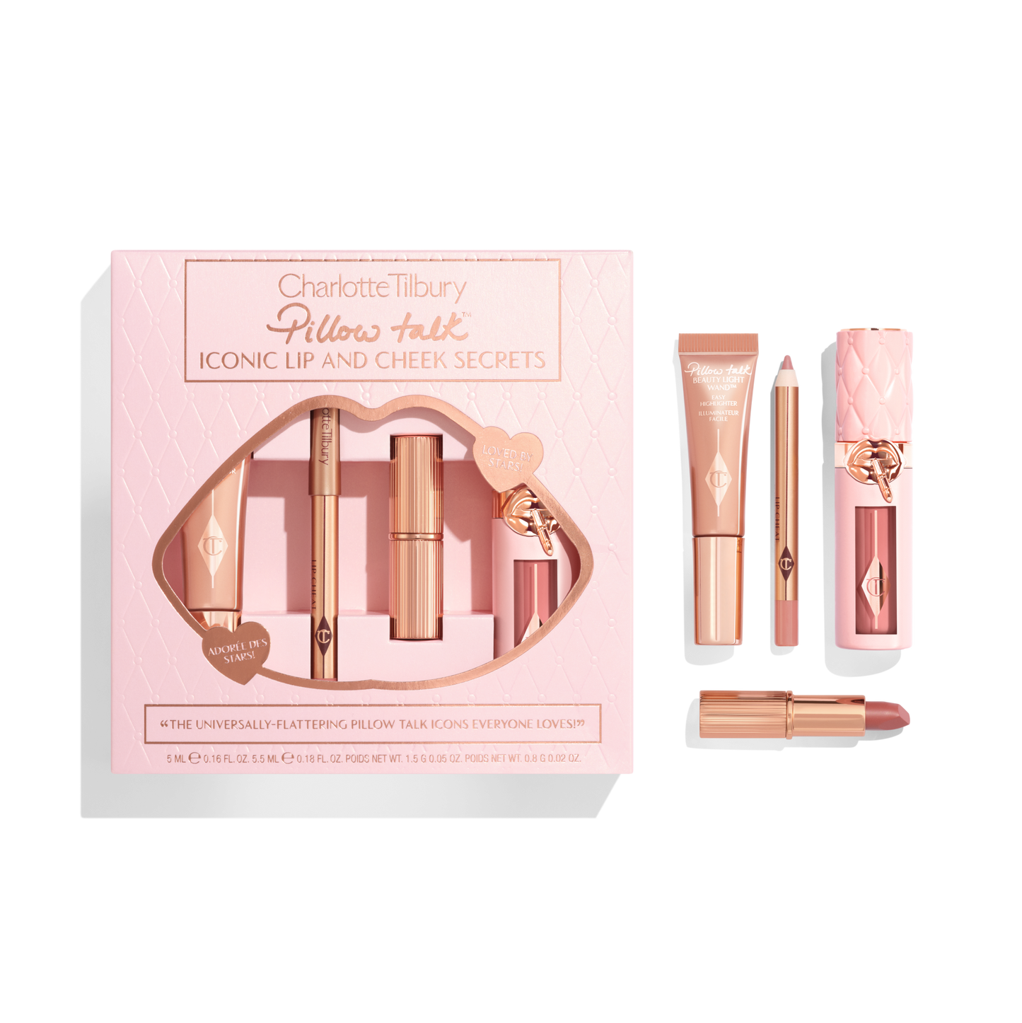 Pillow Talk Iconic Lip & Cheek Secrets set