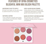 OFRA Cosmetics Blushful Mini Mix Blush Palette