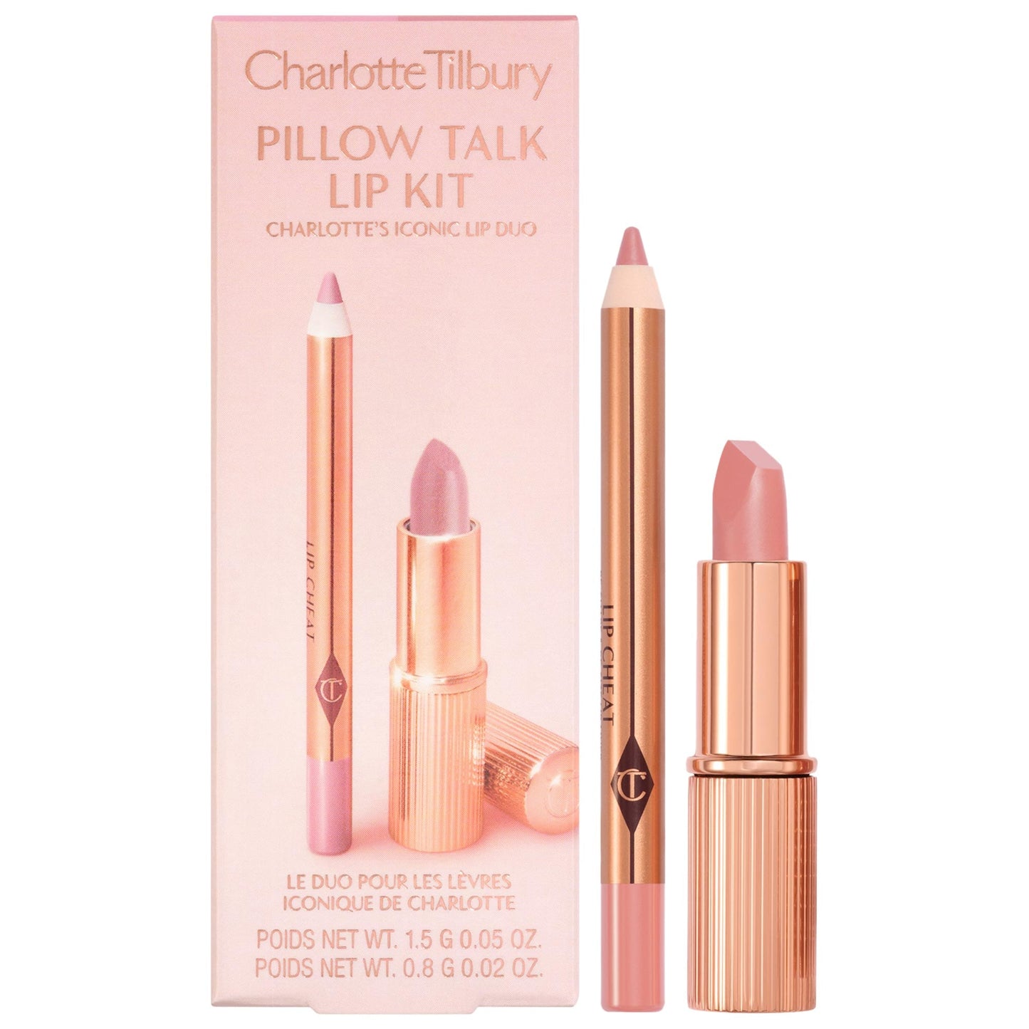 Charlotte Tilbury
Mini Pillow Talk Lipstick & Liner Set pillow talk fair