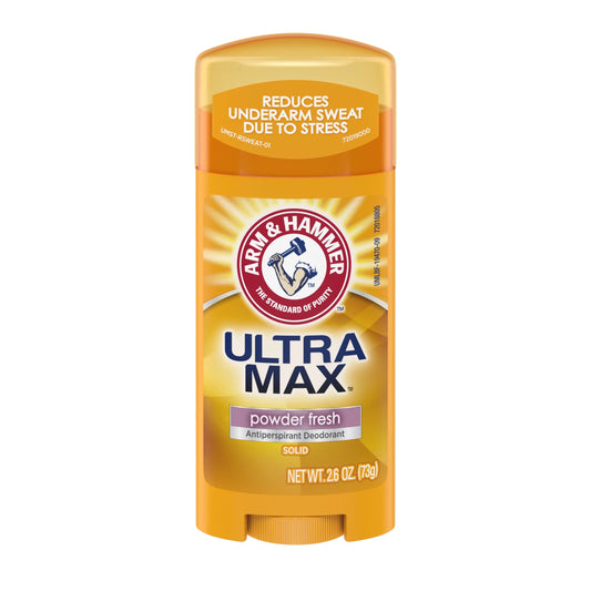 ARM & HAMMER ULTRA MAX Deodorant- Powder Fresh- Solid