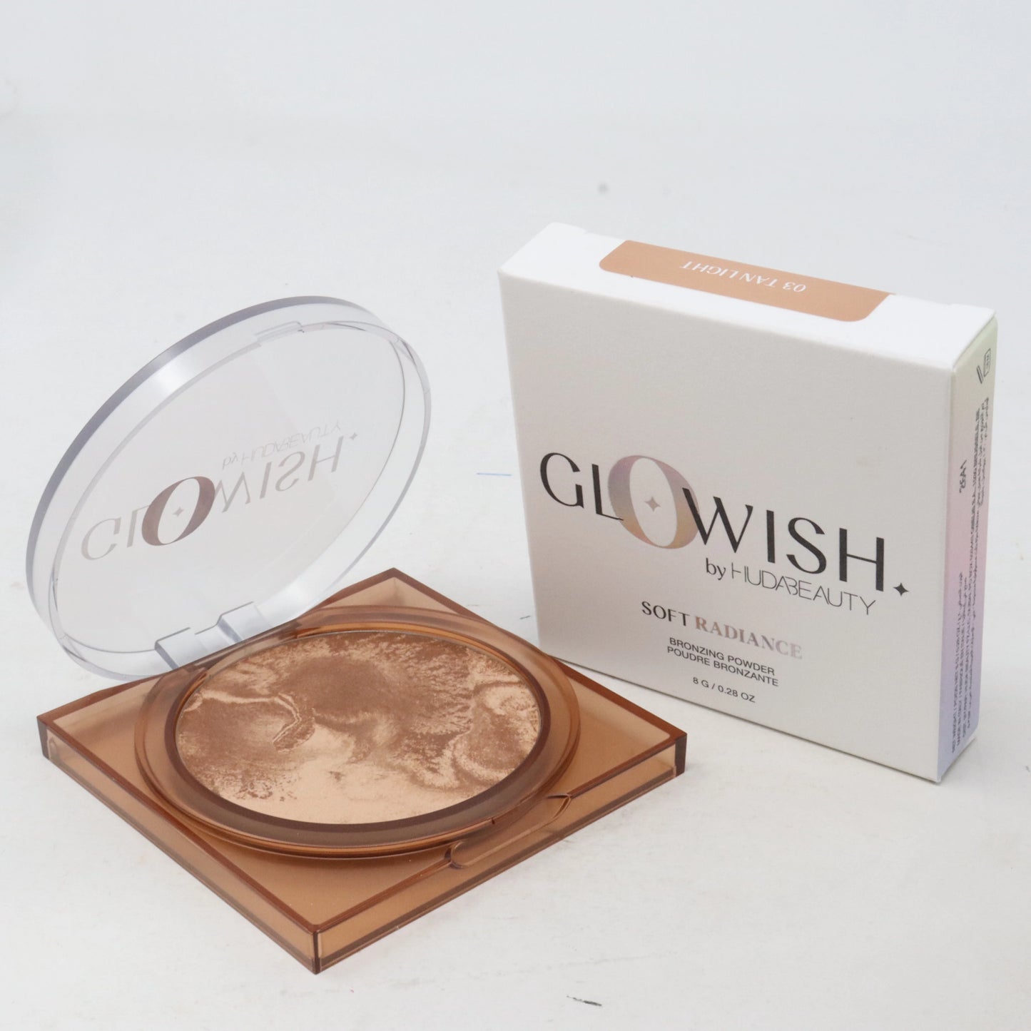 Huda Beauty GloWish Soft Radiance Bronzing Powder mini