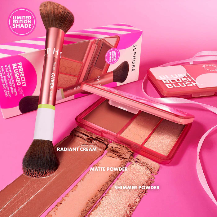 SEPHORA COLLECTION 
Perfectly Blushed Makeup Blush and Brush Set