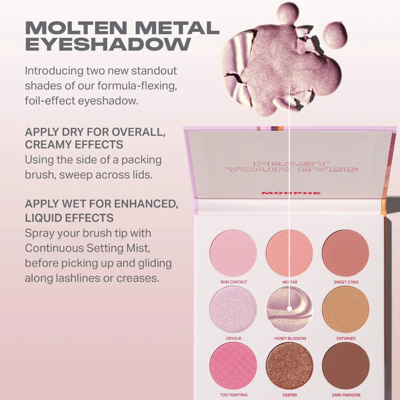 Morphe Forbidden Honey Eyeshadow Palette