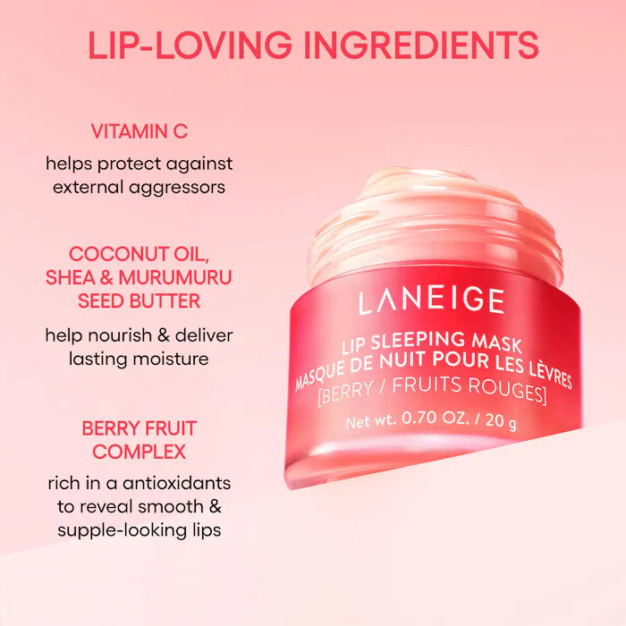 LANEIGE Lip Sleeping Mask: Nourishing Overnight Lip Treatment