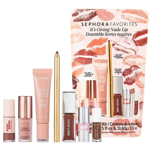 Sephora Favorites It's Giving Nude Lip Makeup Value Set