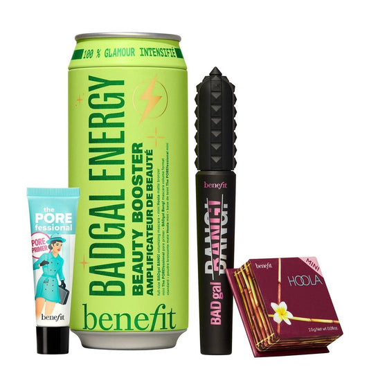 benefit BADgal Energy BADgal BANG! Mascara The POREfessional Primer and Hoola Bronzer Trio