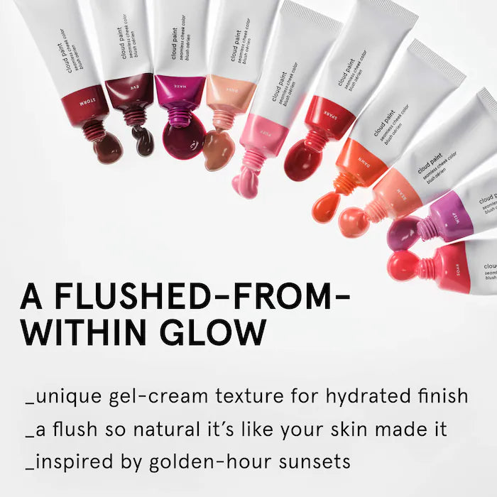 Glossier 
Cloud Paint Gel Cream Blush ( spark )